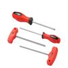 T-Handle Hex Screwdriver Set with Straight Shank & Ball Head, Sizes 2, 3, 4, 5.5, 8, 10