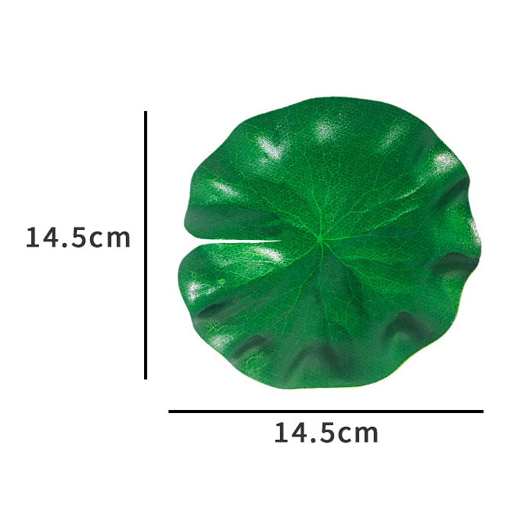 36Pcs Realistic Floating Artificial Lotus Leaves For Ponds Koi & Aquariums Flower Decoration Plant Fake Water Lily Leaf