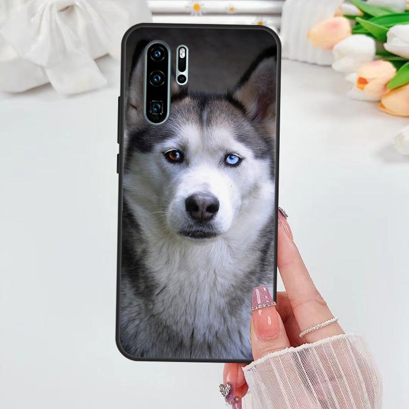 Animal Husky puppy Case For Huawei Nova 11i 8i 7i 3i Y70 Y90 Y60 Y61 5T 9 10 SE P Smart Z P30 P40 Lite P60 Pro