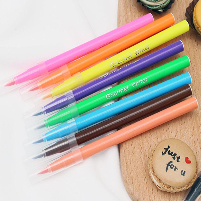 Baking Color Pen Edible Baking Cake Decoration Marking Diy Graffiti Coloring Pen