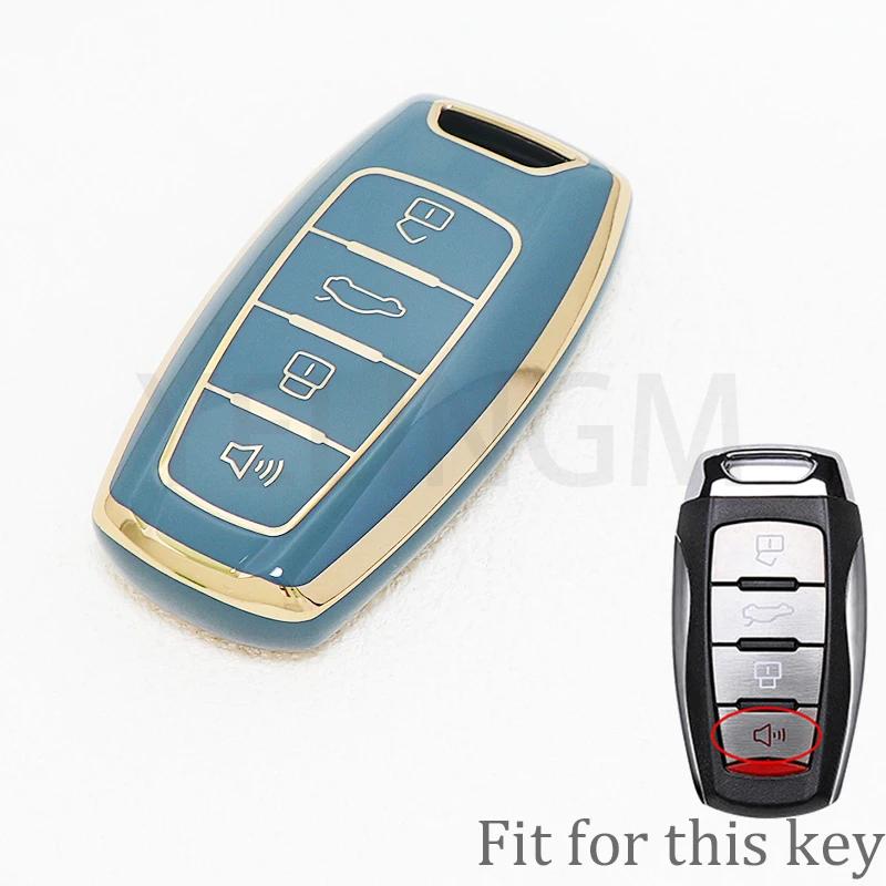 Soft Tpu Car Remote Key Case For Haval Jolion Hover F7 F7X H6 H7 H9 F5 H2S Cover Protector Auto Accessories Shell Fob Holder