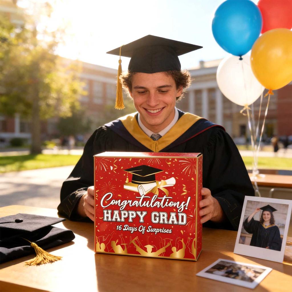 Graduation Countdown Calendar Gift Box 12 Days 2026 Graduation Gift Box With It Yourself Empty Boxes For Graduates Her Him High School College