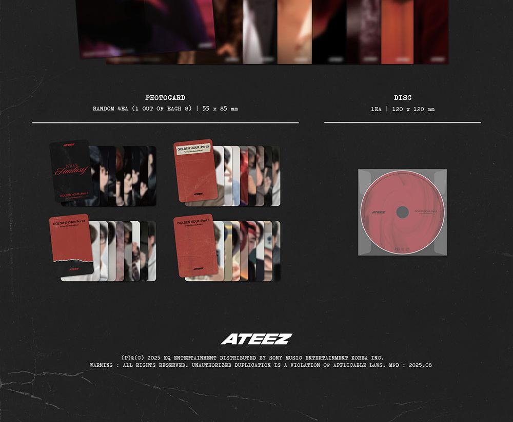 (LIMITED) ATEEZ - GOLDEN HOUR : PART.3 'In Your Fantasy Edition'