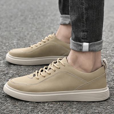 Trendy Brand Men's Genuine Leather Business Shoes Korean Version Comfortable Sole Oxford Shoes Versatile Workwear Casual Shoes