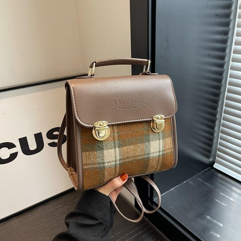 Frühling neu lässige Mode Handtasche lässig einfach große Kapazität Rucksack Damen Umhängetasche Pendler Tasche