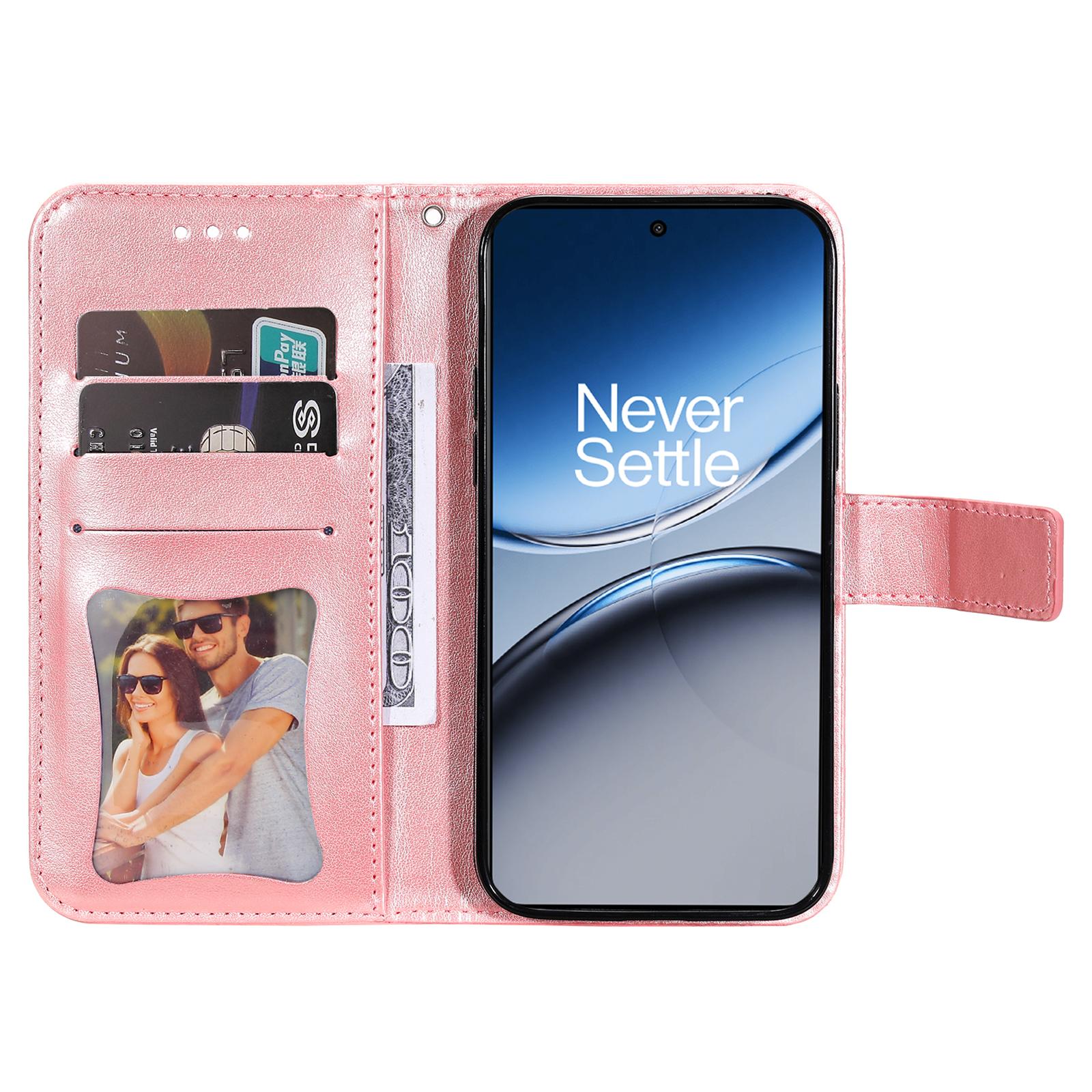 

For OnePlus Nord 4 Case Floral Pattern PU Leather Wallet Stand Phone Cover Green
