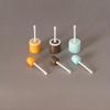 3Pcs Cleaning Tool 1:12 Dollhouse Mini Simulation Long Handle Toilet Brush Model For Toilet Scene Toy Home Decor Accessories