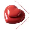 Heart-shaped mini urn, 8.5cm x 4.5cm, for keeping at home, ashes, Japanese-style urn, cremation container, sleeve urn (style1)