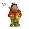 Illuminated Christmas Tree Pendants Light Up Ornament, LED Lighted Santa Bell Sock Easy Install Holiday Home Ornaments House Hanging Decoration