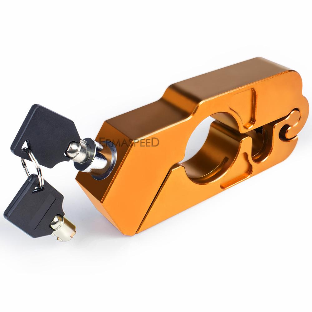 

Замок на руль мотоцикла, противоугонный замок с ЧПУ, защитные замки для мотоцикла, скутера, велосипеда, мотокросса, улицы оранжевый