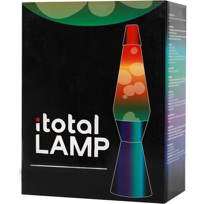 Itotal Xl1767 Lava Lamp 36 Cm Rainbow