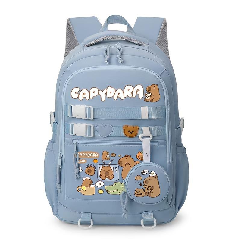 Same Print Fashion Children S Schoolbag Student Burden Reduction Backpack Large Capacity Lightweight Spine Protection