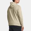 Under Armour Fleece Logo Print Breathable Warm Hoodie Men Hoodie Khaki 1379854-289
