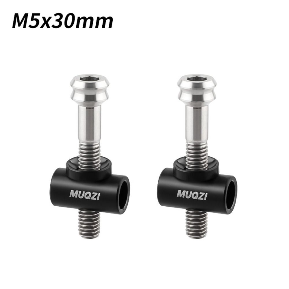 

2Pcs TC4 Titanium Alloy Bike Seat Post Bolts M5*30/40MM with Washers Bicycle Saddle Fixed Bolts Durable Colorful