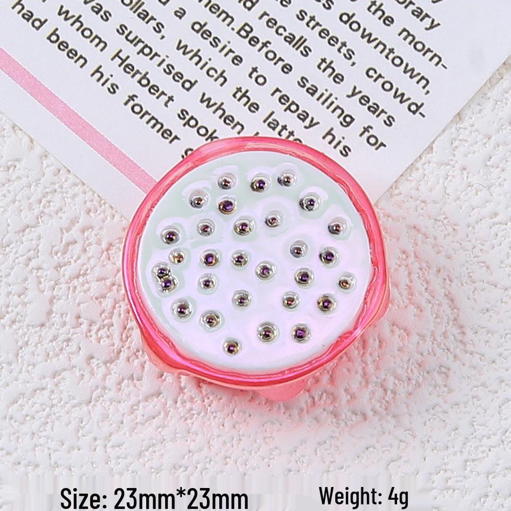 Electroplated Grape Resin Edible Toy DIY Cream Glue Clog Shoe Buckles Jewelry Accessories