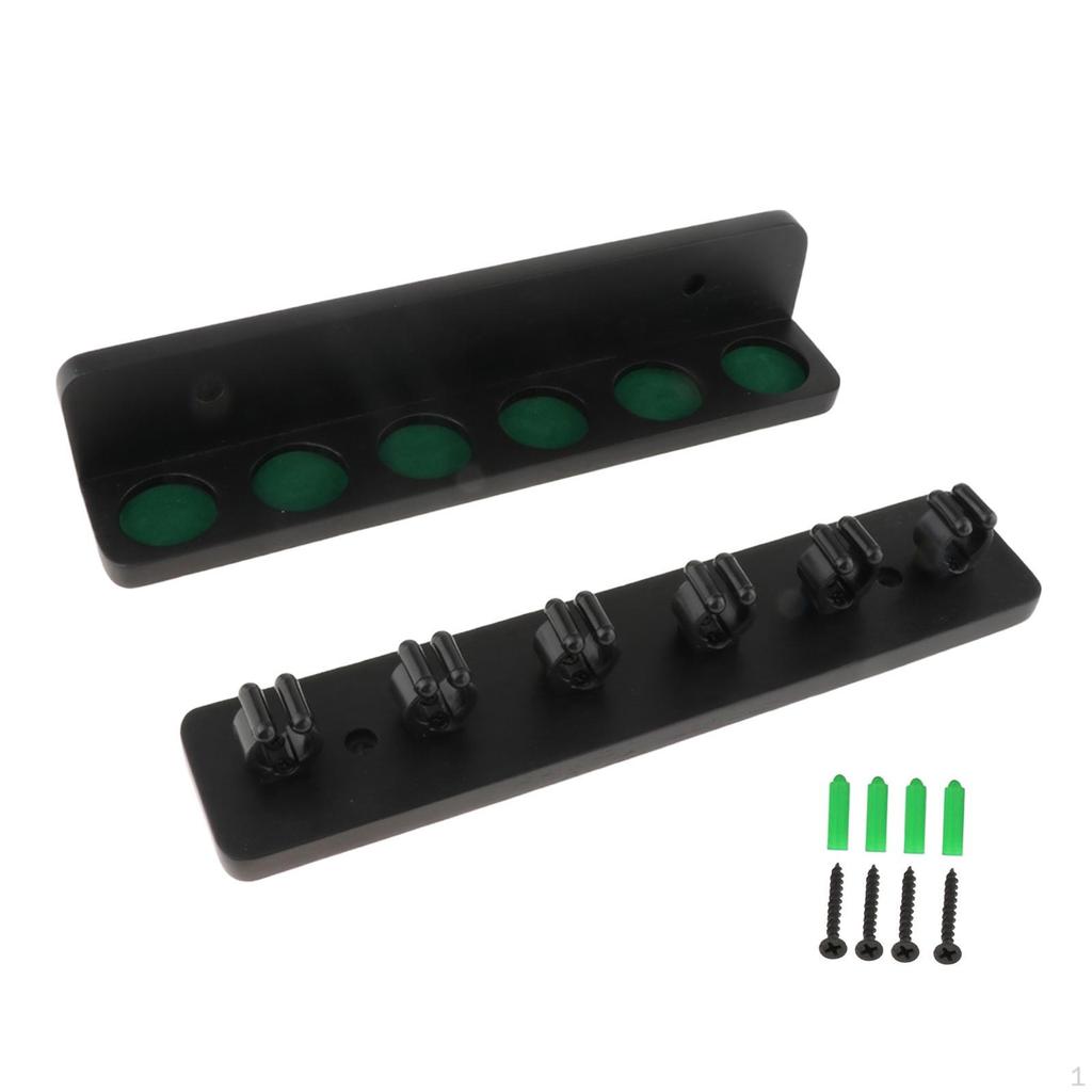 Billiard Pool Cue Rack Sticks Holder Stand Storage Wooden Table Rods Organizer for