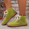 New Autumn Flat-bottomed High-top Women's Shoes Are Not Tired, Casual Women's Shoes Are Niche In Personality