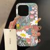 Colorful flowers for iPhone17ProMax mobile phone case 17 Apple 16/15 matte 14 all-inclusive x anti-drop