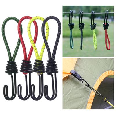 Corde Bungee con Gancio Elastico Bungee Gancio in Metallo per Corda Elastica Bungee Corda Elastica per Fissare Telo da Campeggio Bagagli Tenda