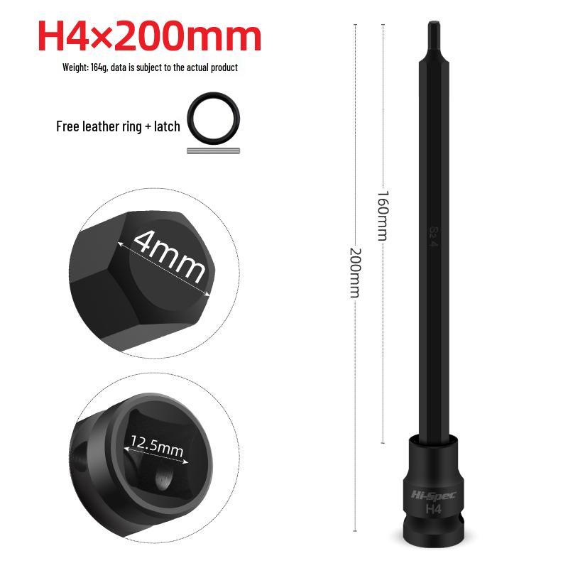 Hexagonal S2 Electric Impact Wrench Screwdriver Bit