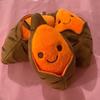 Soft Roasted Sweet Potato Pendant PP Cotton Plush Doll Key Ring Creative Sweet Potato Keychain  Men