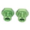 1Pair Aluminum Alloy 17mm Wheel Hex Hub Adapter with Pin for   1Celsius8 RC Car Upgrade Part
