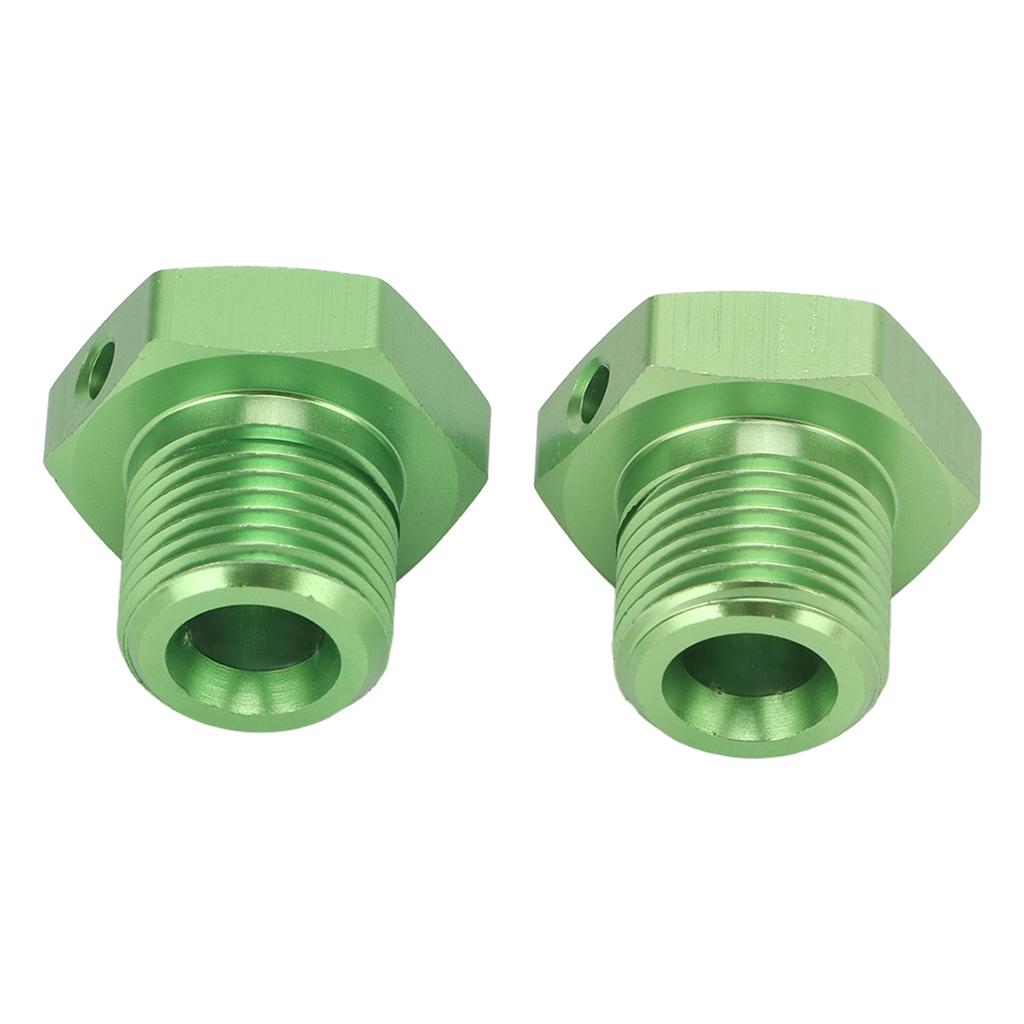 1Pair Aluminum Alloy 17mm Wheel Hex Hub Adapter with Pin for   1Celsius8 RC Car Upgrade Part