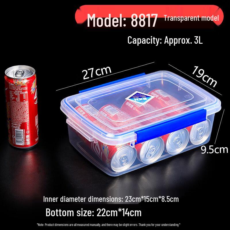 ZISIZ Plastic Food Storage Container