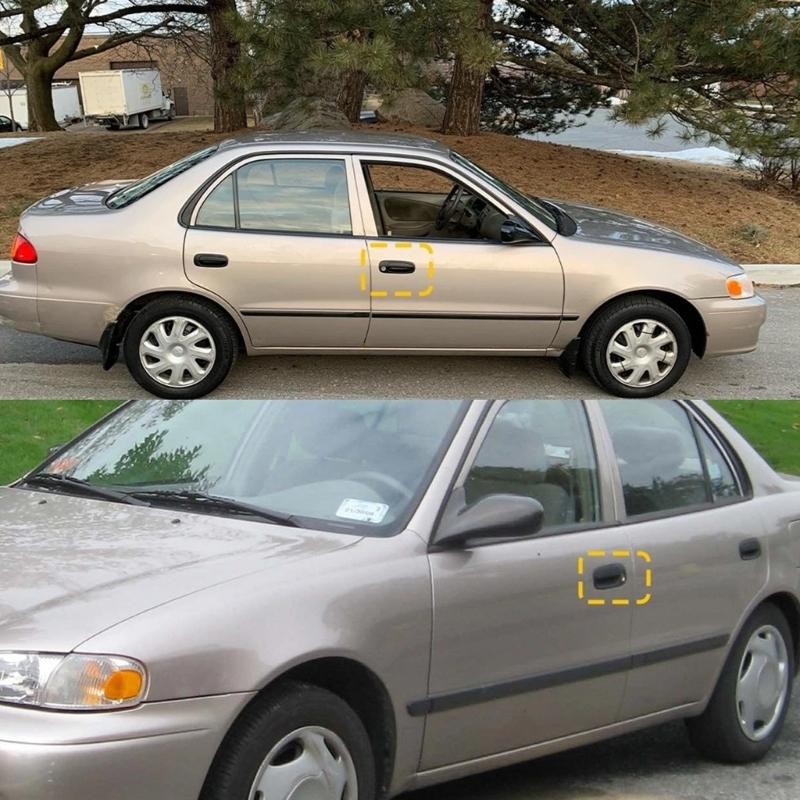 Replacement Car Exterior Door Handle Plastic Metal Construction Easy Installation Suitable For Select Models 6923002040