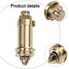 Brass Basin Sink Drain Waste with Click Clack Operation and Spring-Activated Bounce Valve for Standard Fittings