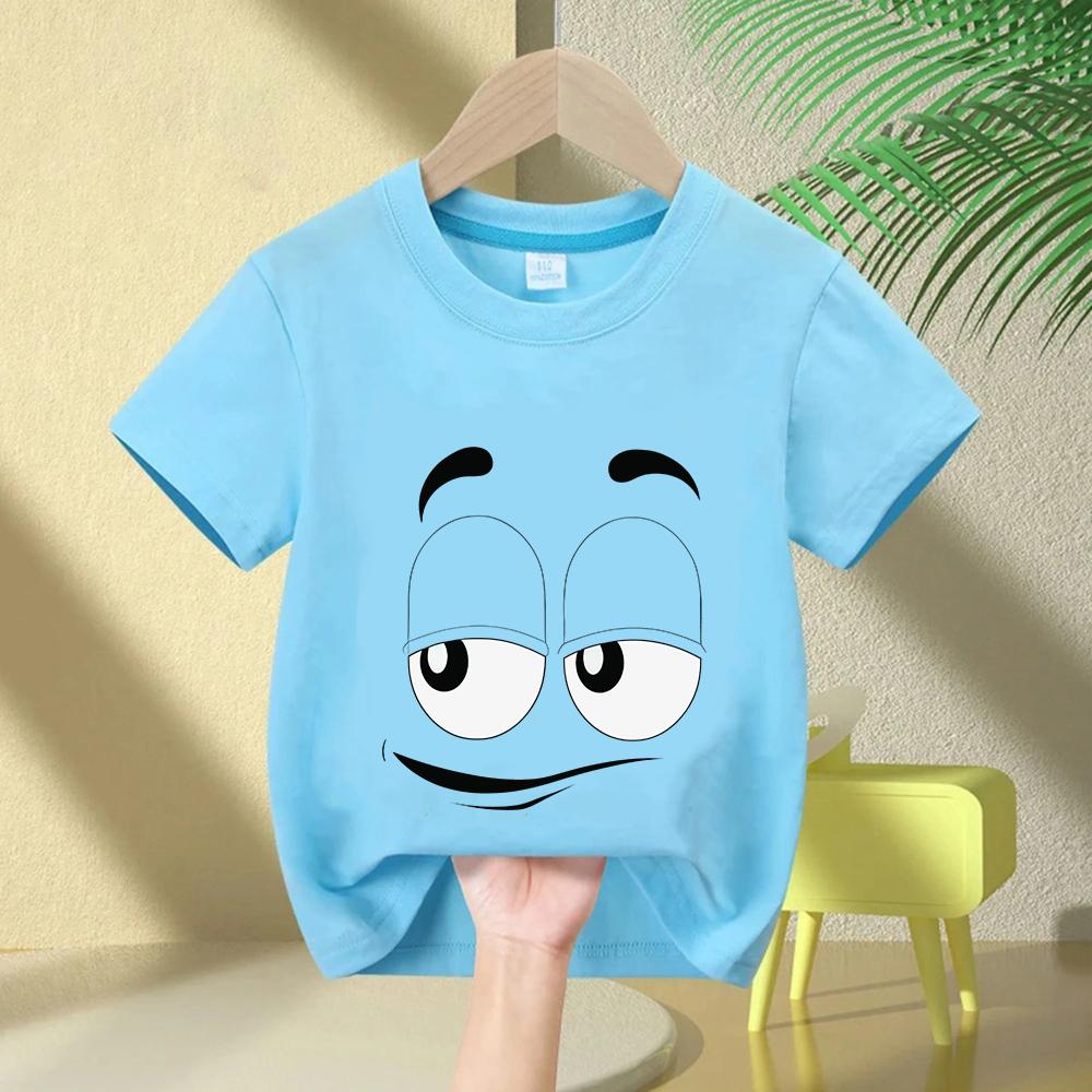 Summer Innovative Chocolate Bean Childrens Printed Tshirt Fun 100 Cotton Casual and Fashionable