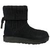 UGG CLASSIC MINI CABELLE KNIT Short Mid Calf Snow Boots Women's Black 1174578-BLK