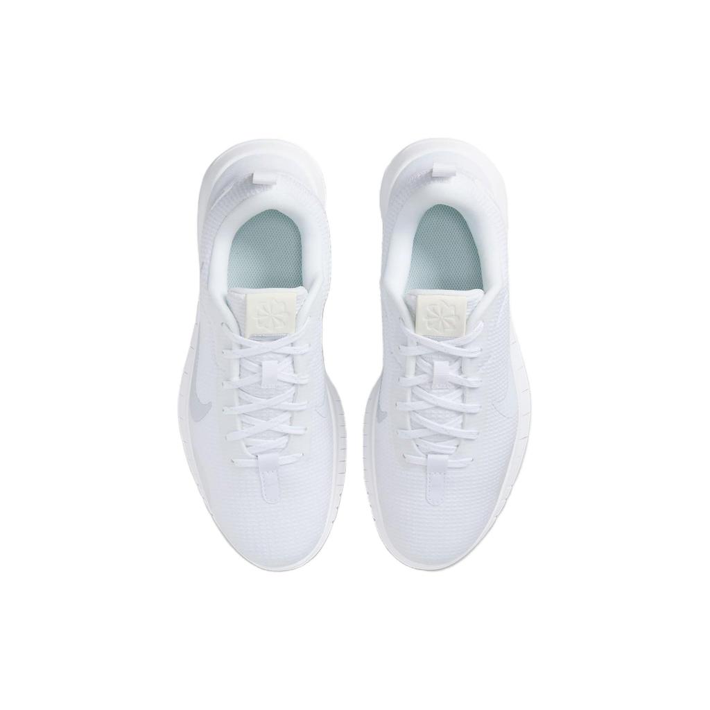 Nike Flex Experience Run 12 White Pure Platinum Womens Running Shoes DV0746-100