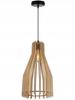Lampada a sospensione a soffitto a LED in legno moderno