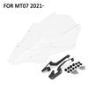 Motorcycle Accessories New Windscreen Windshield Deflectors For YAMAHA MT-07 MT07 MT 07 Mt07 2021-