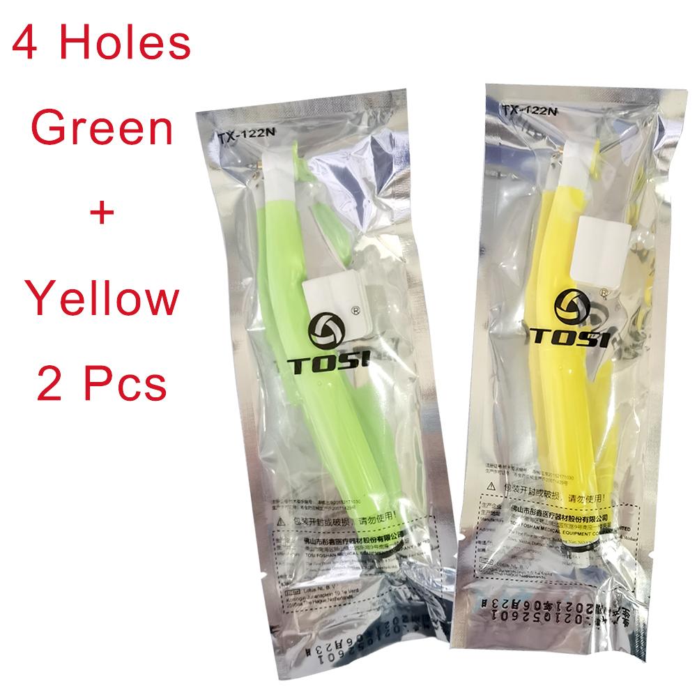 

2Pcs/Pack Disposable Dental High Speed Handpiece 2/4 Holes Anti-Infection Single Water Spray Air Turbine Contra Angle Handpiece