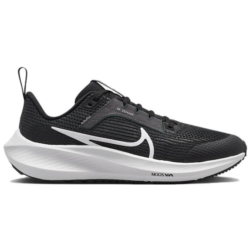 Nike Air Zoom Pegasus 40 GS 'Black White' Sneakers DX2498-001