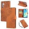 Cartões em Relevo de Flor de Rosa Carteira com Fenda Capa de Couro para Celular Para Samsung S25 Ultra S24 Plus S23 S22 A16 A26 Bolsa Capa com Suporte