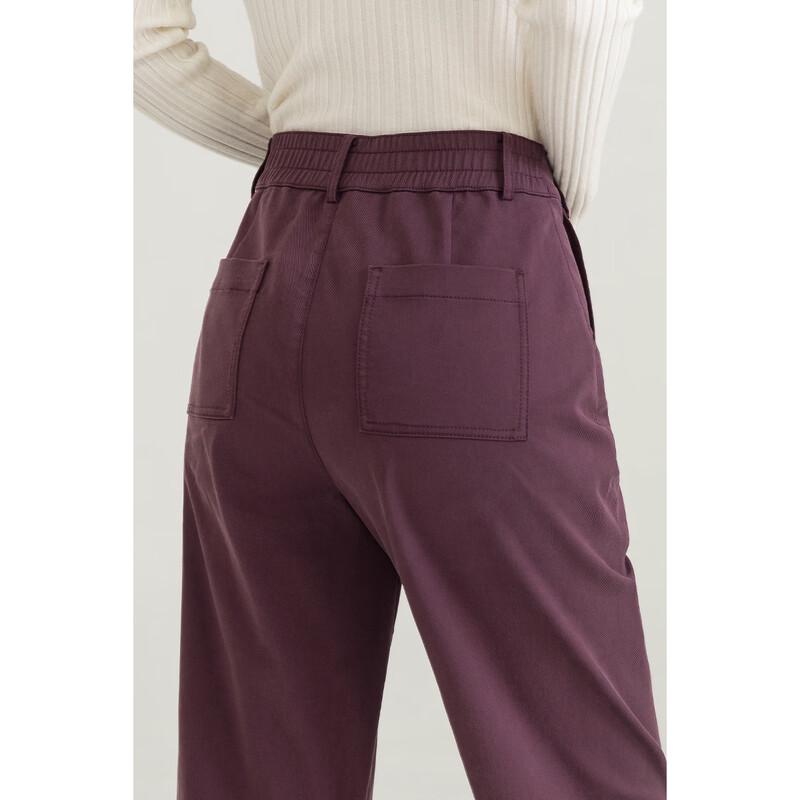 Mengshuya Four-Way Stretch High-Waist Cropped Balloon Pants