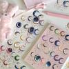Dreamy Moon Crystal Gem Scrapbook Stickers 50 Clear Vinyl Decals Featuring and Beautiful Moon Phase Stickers Perfect for and - Pieces, Stars,