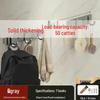 Adhesive Space Aluminum Hook for Bathroom & Kitchen - Punch-Free Coat & Clothes Hanger 