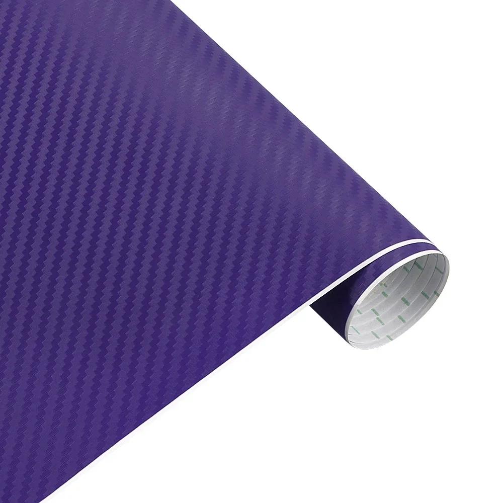 3D Carbon Fiber Vinyl Wrap Sticker 12 Colors Waterproof Film Motorcycle Auto Tuning Accessories Self-Adhesive Exterior Interior