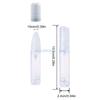 R6FF 1/2Pcs Refillable Empty Paint Pen 10mm Tip Empty Paint Marker For Painting on Paper Ceramic Metal Fabric