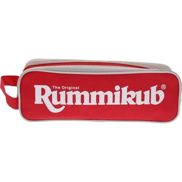 Jeu de société - goliath - rummikub compact original - rouge - voyage - a partir de 6 ans