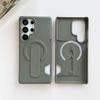 Case for Samsung S26 S25 S24 ULTRA Skin-feeling Stent Protective Cover Shock Proof Anti-Fingerprint Tough Case With Holder Plain