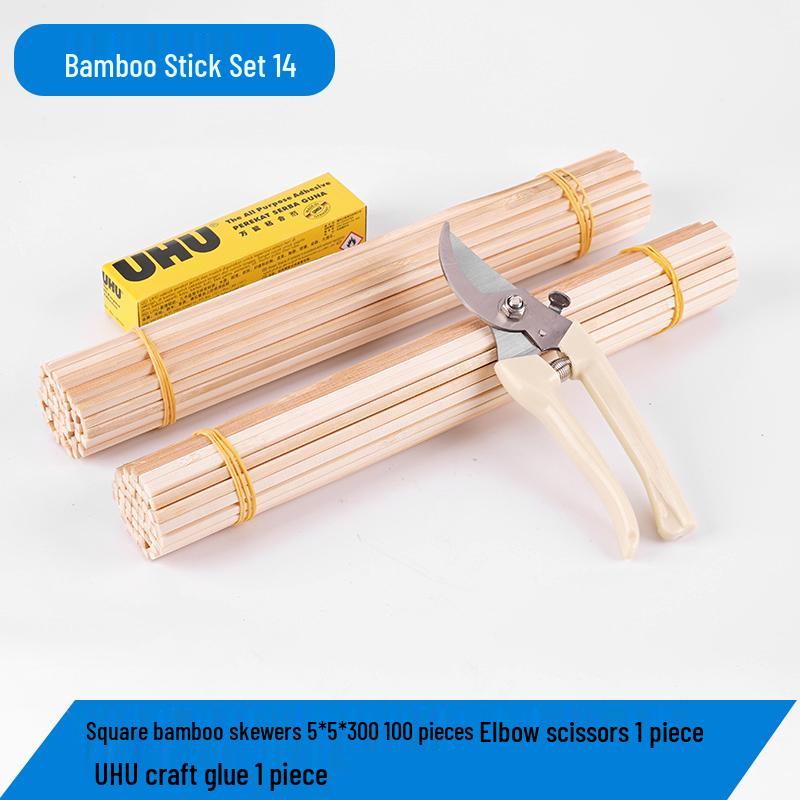 Bamboo and Wooden Craft Sticks: DIY Model Strips and Slices