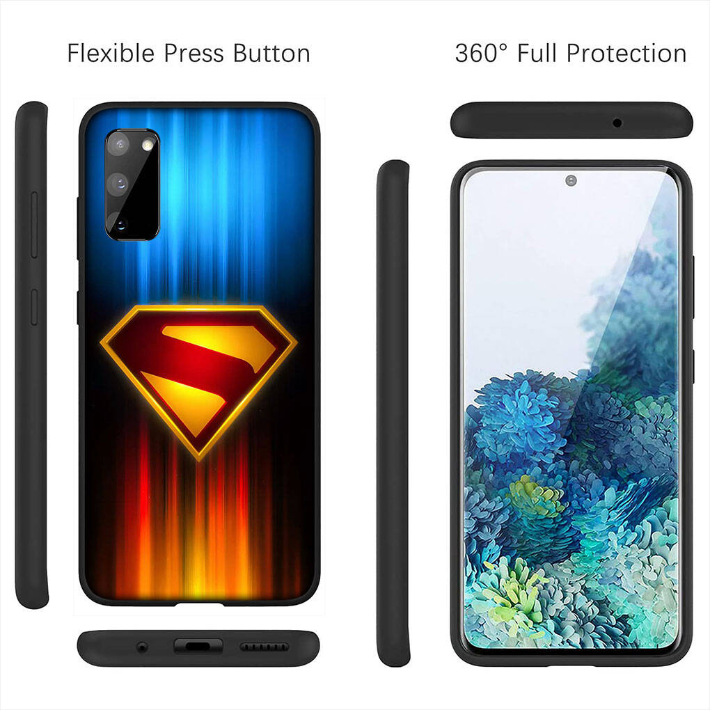 for Samsung Galaxy S25 S24 S23 iPhone 17 16 15 Xiaomi Redmi Note 14 13 12 11 Plus Pro Max A57 Case Kawaii Super Hero Supermans Man OPPO Huawei Cover