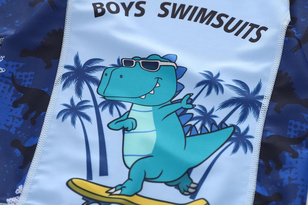 New Dinosaur & Shark Toddler Boys' Three-Piece Swimsuit Set