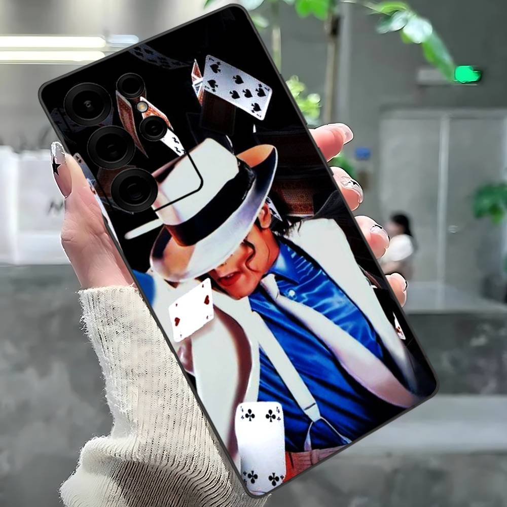 Pop Singer Michael Jackson Phone Case For Samsung S 24 Fe 25 Ultra Plus 20 Lite 21 30 22 23 24 22 Ultra 5G Fundas