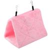 Bird Hammock Bird Hanging Tent Winter Warm Bed Pet  Soft Plush Hammock Hanging Cage Tent S/M Nice And Warm for Birds Parrot